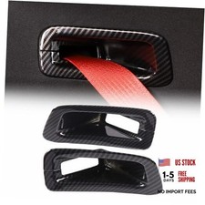 Car Seat Belt Decorative Cover Trim Compatible with carbon fiber pattern