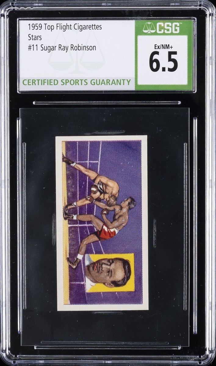 世界のエアライン 11 1959 TOP FLIGHT STARS #11 SUGAR RAY ROBINSON CSG 6.5 | eBay