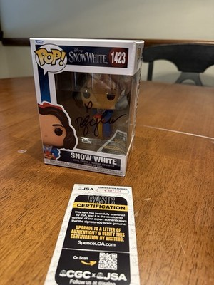 Rachel Zegler Signed Autographed Disney s Snow White Funko Pop #1423 JSA COA