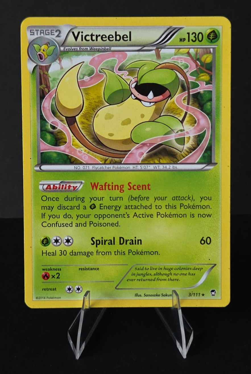 Victreebel 3/111 Regular Non Holo Rare Pokémon TCG XY Furious Fists LP