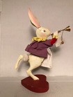 ALICE IN WONDERLAND WHITE RABBIT FIGURE HEARTS TRUMPET — photo 6