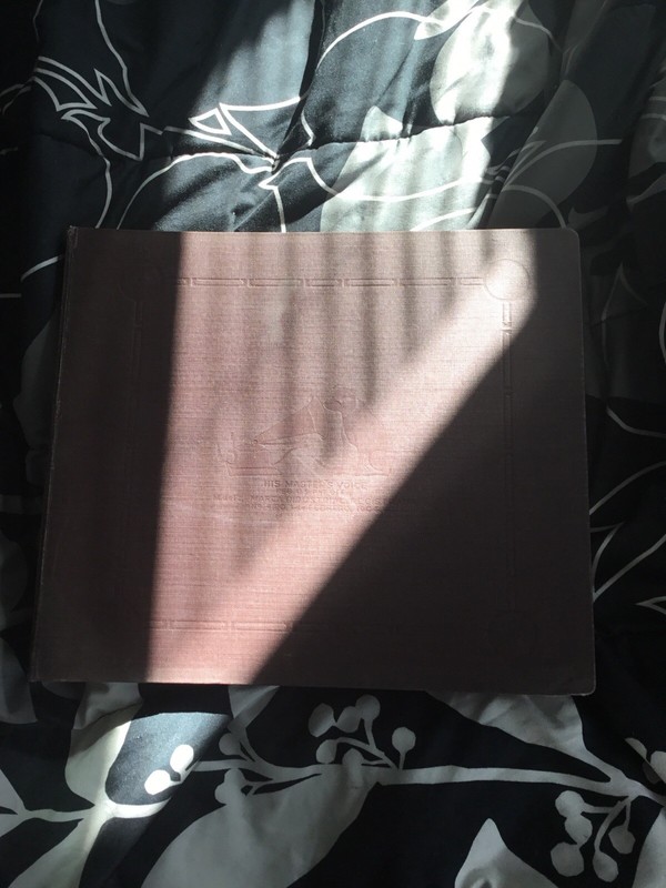 Vintage Victor Victrola Book With Records 