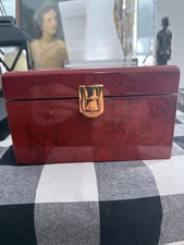 Classique Jewelery Boxes 2 Piece Set Wood Cherry Finish