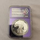 1993-P PF69 $1 American Silver Eagle 1 oz NGC PF69 Ultra Cameo TraderBea Purple