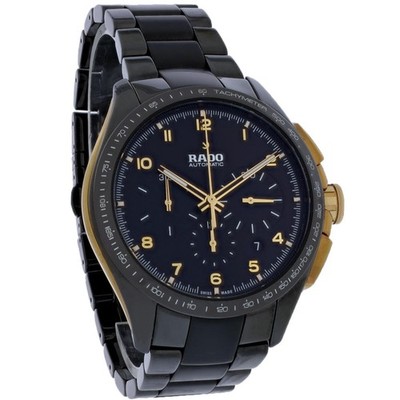 Rado HyperChrome Men's Black Ceramic Chronograph Automatic Watch R32111162