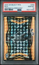 2024-25 Panini Select Fifa - Field Level Pelé Fluorescent Orange /125 PSA 10