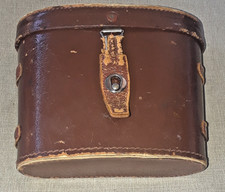Vintage Manon Leather Binoculars Case 5.25"x7"x2.5" Approx..