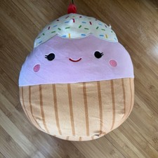 Squishmallow Clara Cupcake 12 Plush Pillow Kellytoy Original Squishy Cute