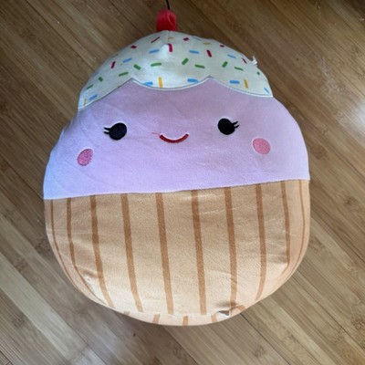 Squishmallow Clara Cupcake 12  Plush Pillow Kellytoy Original Squishy Cute