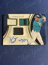 2016 Panini Immaculate Triple Material Auto Ketel Marte Seattle /25