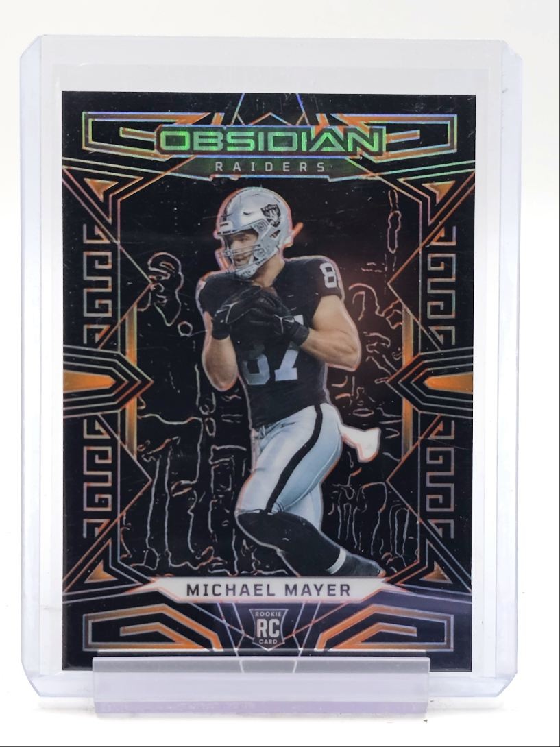 MICHAEL MAYER 2023 OBSIDIAN ROOKIE ELECTRIC ETCH ORANGE #159 RC /49 Q2286