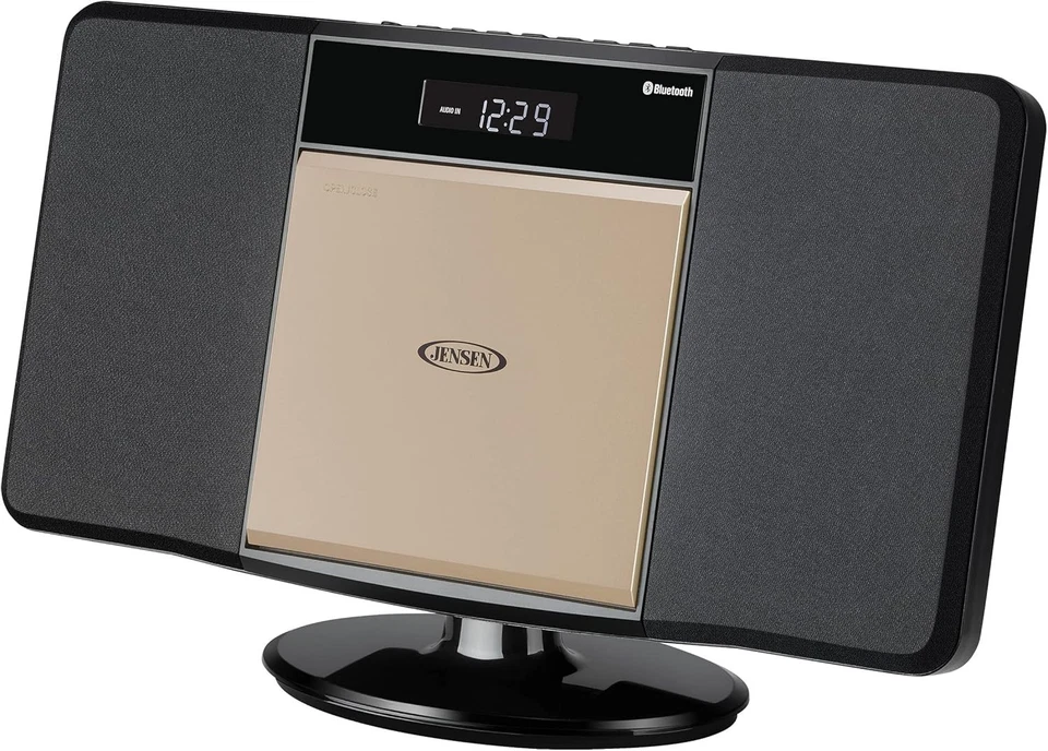 Vertical Loading CD Player & Bluetooth Streaming Music System in Champagne Gold - Image 4 of 4