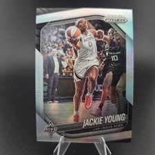 2025 Panini Prizm WNBA Jackie Young #23 Silver Prizm Las Vegas Aces