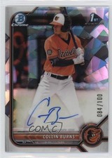 2022 Bowman Chrome Prospect Atomic Refractor /100 Collin Burns #CPA-CBS Auto 3hd