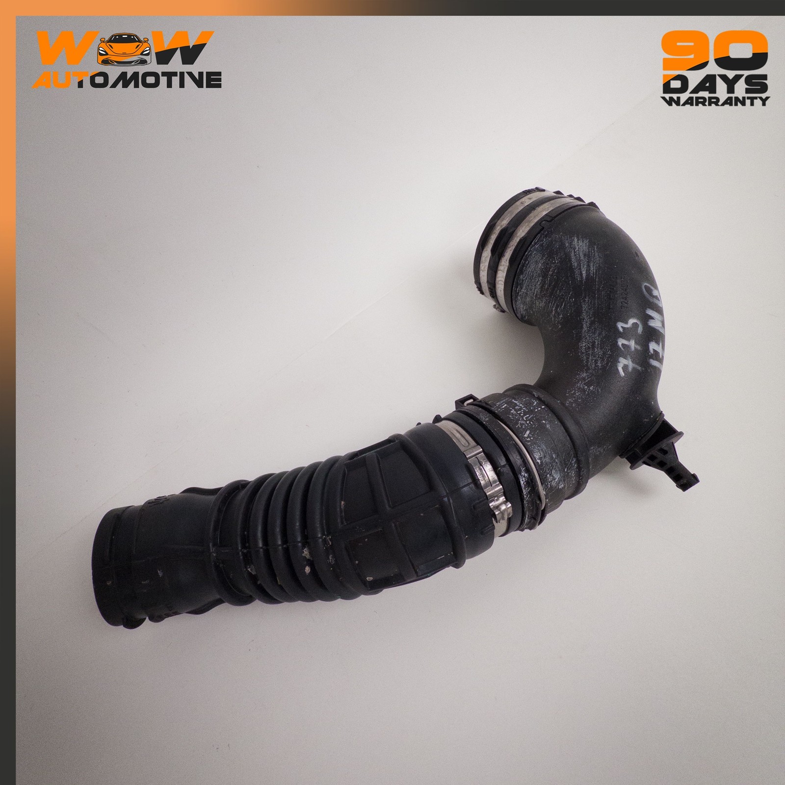 13-19 MASERATI GHIBLI QUATTROPORTE ENGINE LEFT AIR INTAKE DUCT PIPE HOSE SET OEM