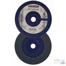 Flexible Lamellar Abrasive Disc Maurer 178 Mm - Zirconium Oxide Hole 22 Mm