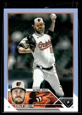 Cole Irvin 2023 Topps Father's Day Blue Card /50 #408