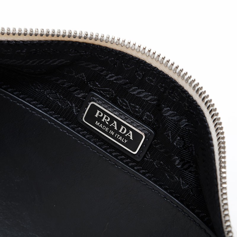 Authentic PRADA Triangle Nappa Leather Shoulder B… - image 10