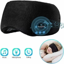 Smart Eye Mask Patch And Bluetooth Wireless Headphone 3D Sleep Mask Aid And Ligh