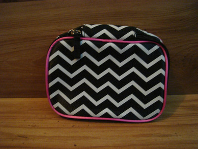 ZigZag Makers on the Makeup Bag With Pink Trim