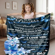 Custom Baby Name Blanket Personalized Newborn Gift Shower Keepsake