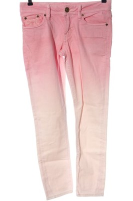 MEK USA DNM Hüftjeans Damen Jeans Gr. DE 36 pink-wollweiß Casual-Look