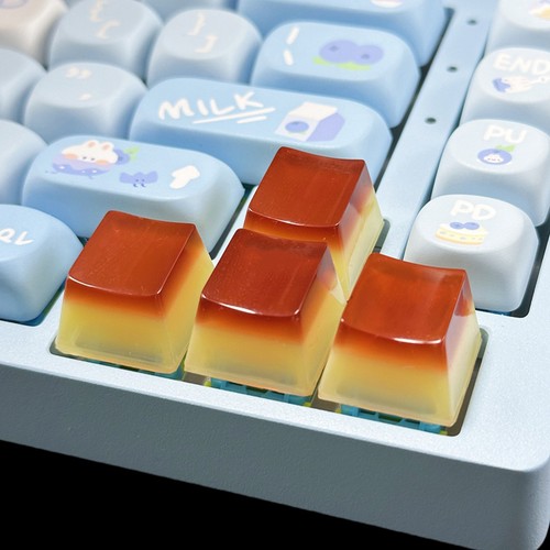 Jelly Pudding Key Cap Personalized Cross Shaft Mechanical Keyboard Key Cap Gifts - Afbeelding 4 van 11