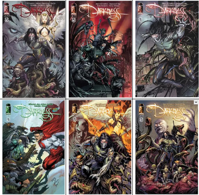Darkness #1 2 3 5 6 MAIN Cover A & #4 D Variant Set LOT 2025 - 2026 Image Comics