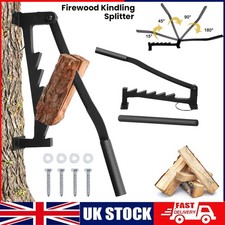Wall Mounted Wood Kindling Splitter High Carbon Steel Manual Wood Cutter Camping
