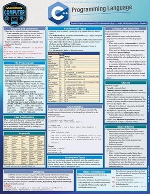 C++ Programming Language: A Quickstudy Laminated Reference by Scott Smith (Engli