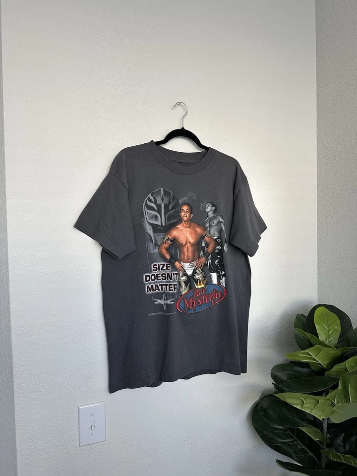 Camiseta de Lucha Libre Vintage Años 90 Rara Rey Mysterio Desenmascarada Talla No Importa XL Foto 3 de 4