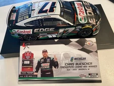 CHRIS BUESCHER #17 2023 MICHIGAN WIN RACED VERSION CASTROL EDGE......1/24 ACTION