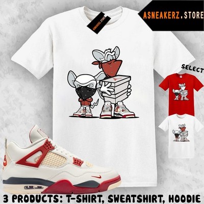 Tee Shirt Matching AJ 4 Nigel Brick After Brick Match Sneaker Sneakerhead Heist