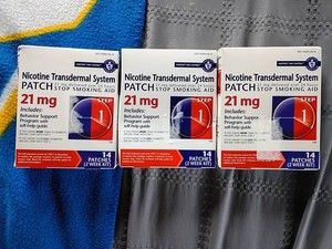 qty 3 boxes Habitrol Nicotin Patches   - Step 1 21 mg - 14 Count  Exp 02/28