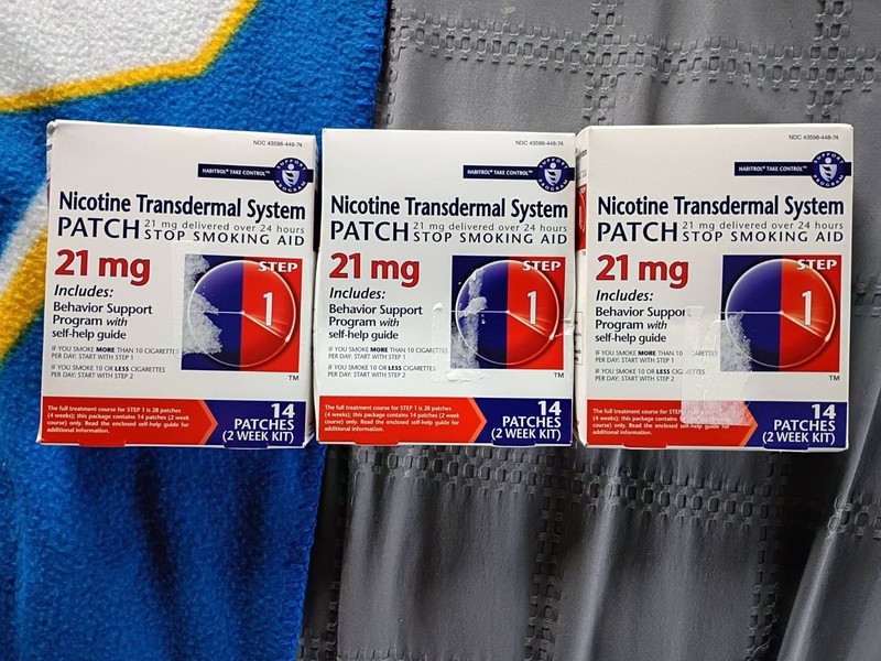 qty 3 boxes Habitrol Nicotin Patches   - Step 1 21 mg - 14 Count  Exp 02/28