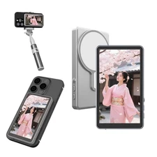 Beneci 4K Selfie Monitor with Audio, Magnetic Mount, for Vlog, TikTok, Streaming