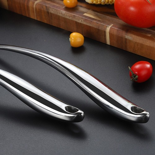 Lot De 6 Cuillères à Caviar Fendues En Acier Inoxydable Pour