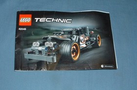 TECHNIC, GETAWAY RACER SET 42046 - LEGO - 2016 - USED CONDITION