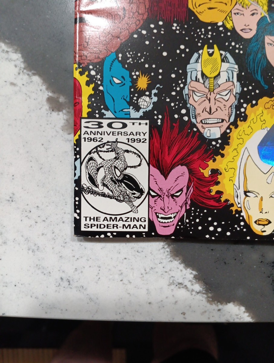 1992 Silver Surfer #75 Dec Holofoil Embossed Cover Ron Lim Free