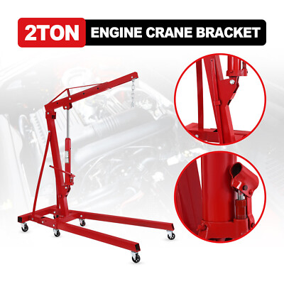 2TON Heavey Duty Engine Motor Hoist Cherry Picker Shop Crane Lift 4409LBS 2Color