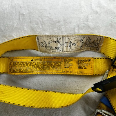 DBI-SALA Safety Harness Fall Protection Model L2001 Manufactured