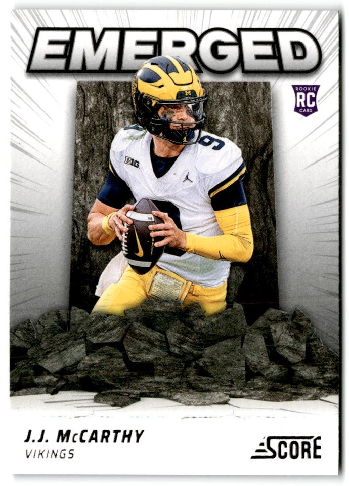 2024 Score J.J. McCarthy #EM-JMY - 1 of 1