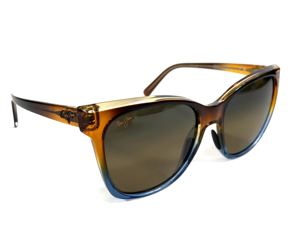 Gafas de sol Maui Jim MJ793-18B ALEKONA marco azul caramelo con lentes de bronce HCL Foto 3 de 4