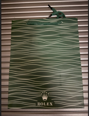 Rolex Green Coronet Shopping Retail Bag Perfect For Gifting Watch Box Submariner