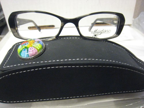 MILLEFIORI Eyeglasses Frames Style SCINTILLANTE  Color MIDN  51-17-135 With Case