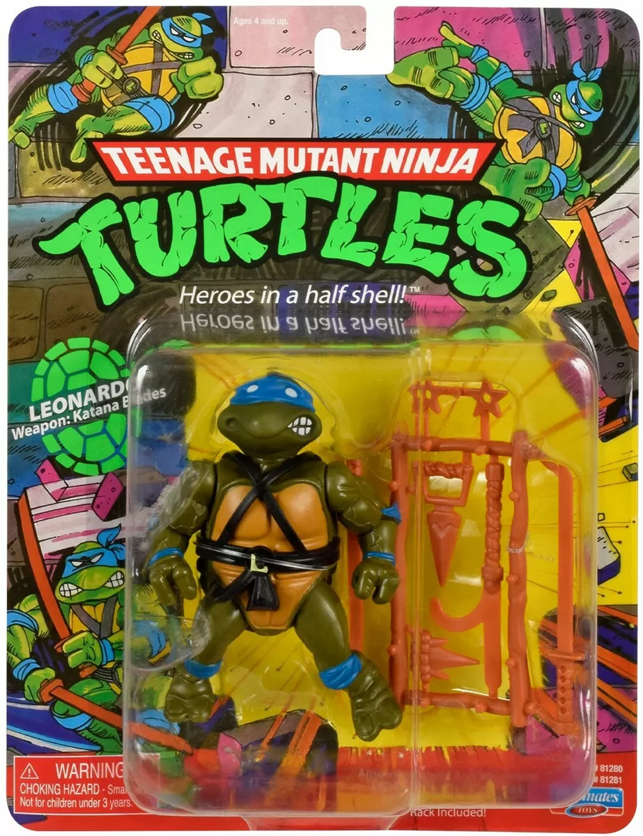 Teenage Mutant Ninja Turtles TMNT 1987 Retro Leonardo Action