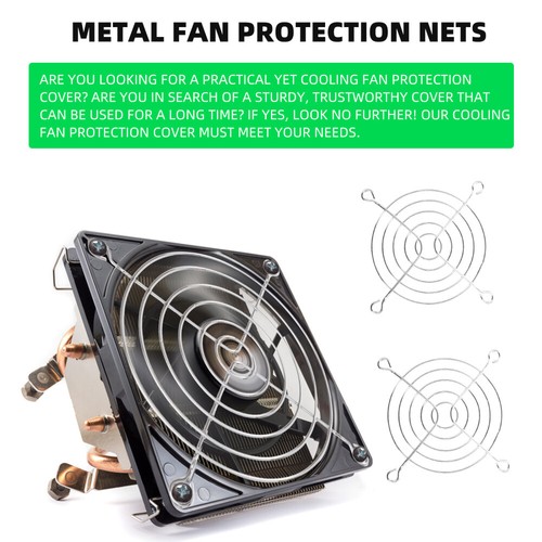 10 PCS Axial Flow Lüfterschutznetz Baby Zubehör Computer-Lüftergrill - Afbeelding 3 van 12