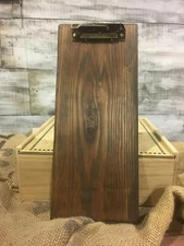 Wood Industrial Restaurant Menu Clipboards