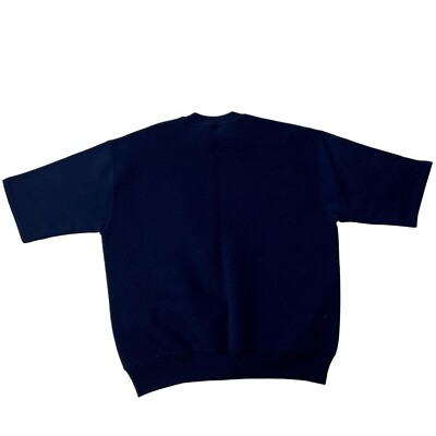 Vtg 80's Russel Athletic USA Navy Blue V STITCH Short Sleeve