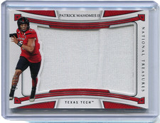 PATRICK MAHOMES /99 Panini National Treasures 2023 Silhouettes Coloassal Jersey